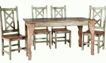 Cabana Multicolor Rustic Dining Set | Dallas Designer Furniture